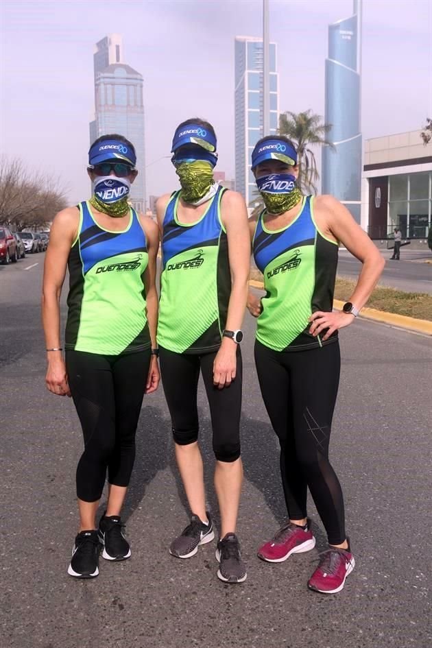 Sofía Hernández, Marcela Campo y Silvia González