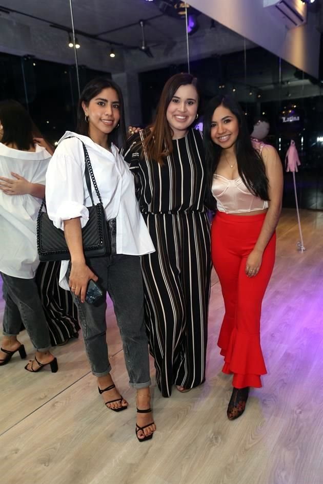 Mariana Delgado, Mariel Villarreal y Samantha García