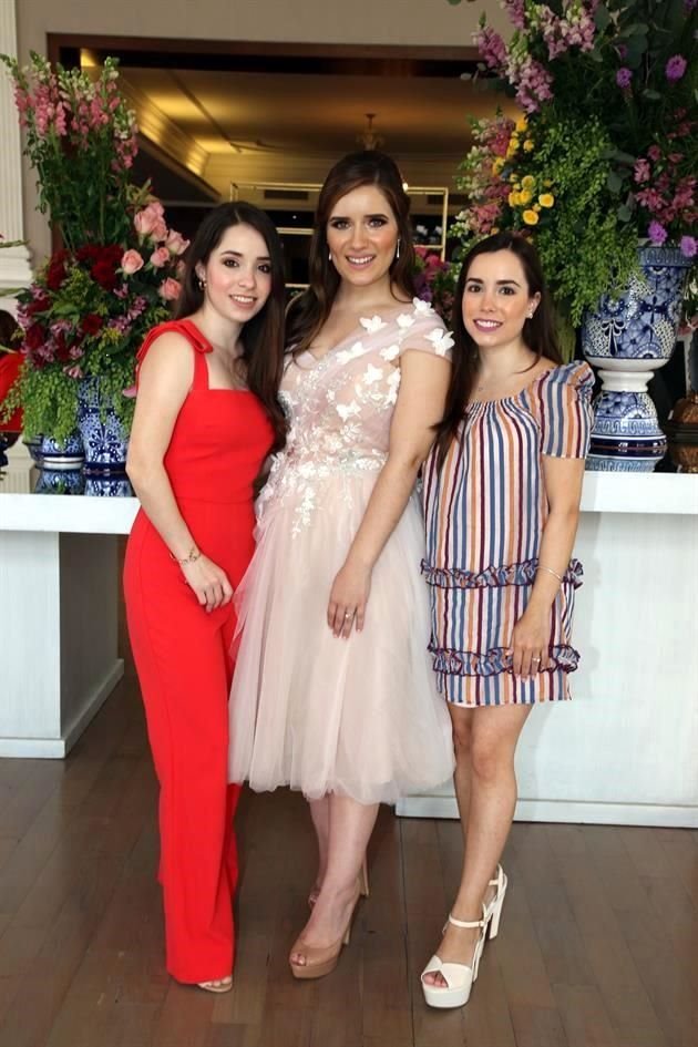 Daniela Treviño de Garciadealba, Daniela Espinoza Vargas y Mónica Treviño de Garza