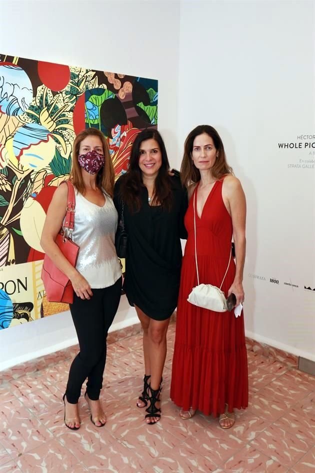 Marisa Valdés, Lorenia Canavati y Vero Hernández