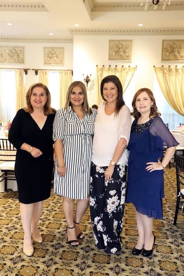 Nidia de Montemayor, Ana Sandoval, Iliana González y Nora Canales