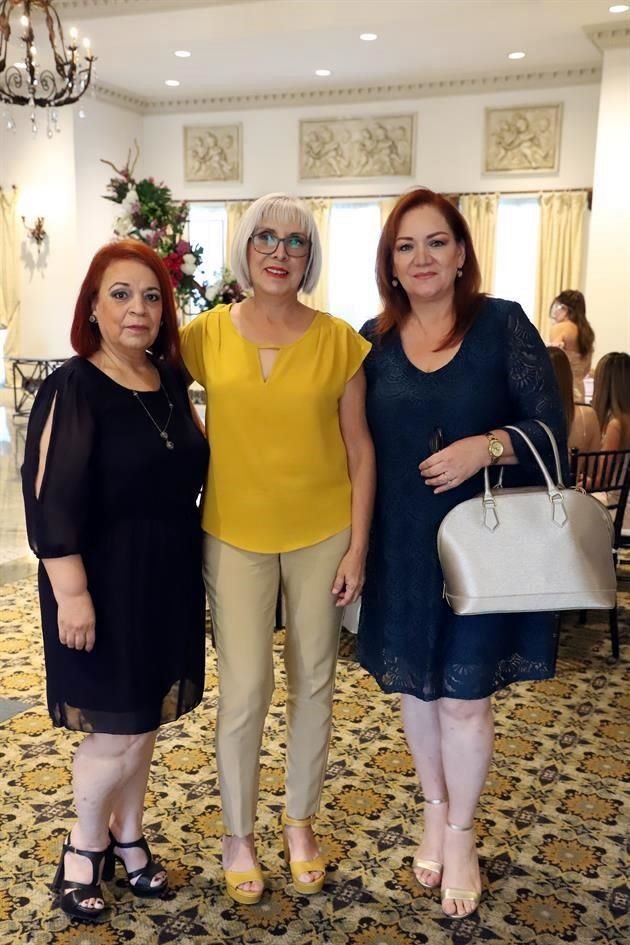 Norma Herrera, Hilda Téllez y Laura Cantú