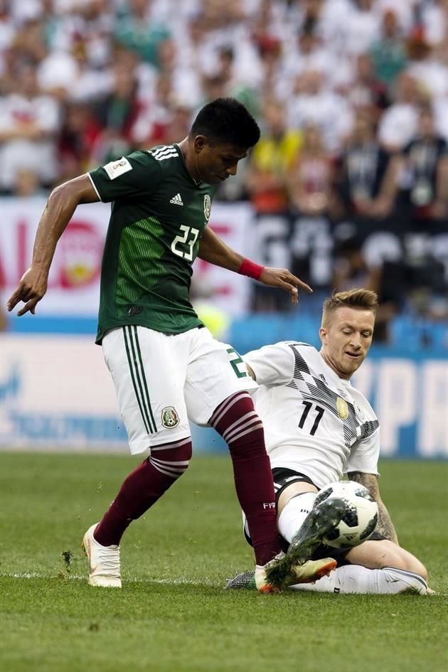 Jesús Gallardo. El lateral izquierdo tabasqueño participó en el Mundial Rusia 2018.