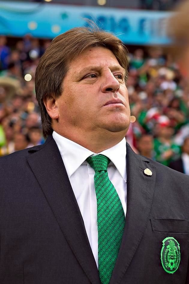Miguel Herrera. Como entrenador, dirigió a México en el Mundial Brasil 2014.