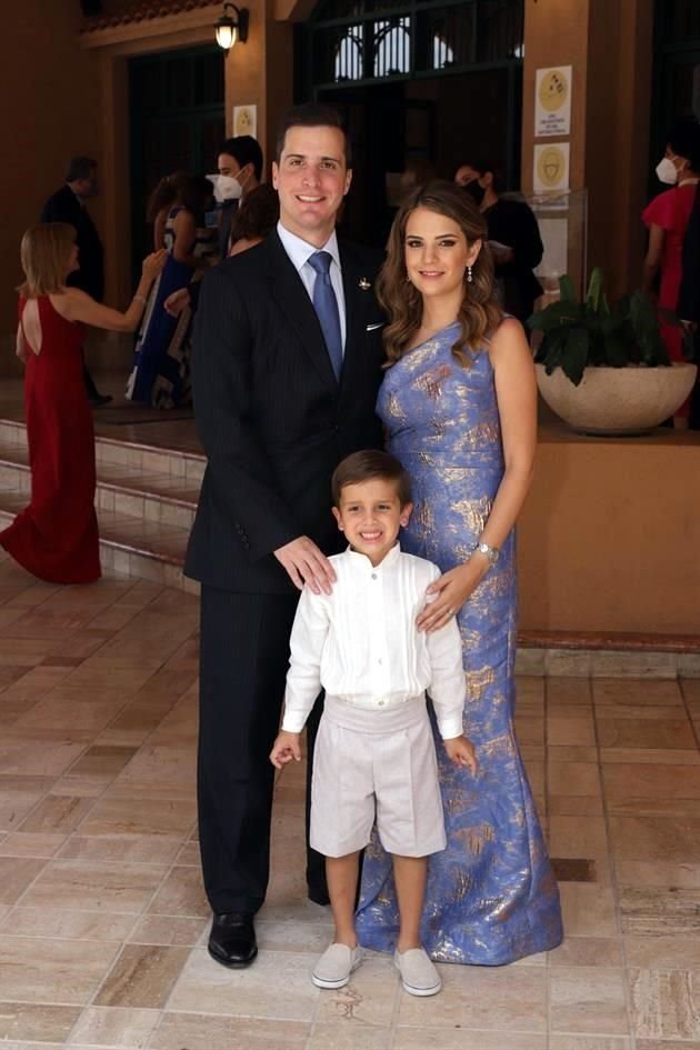 Pablo Garza, Pablo Garza Sada y Gabriela Sada de Garza