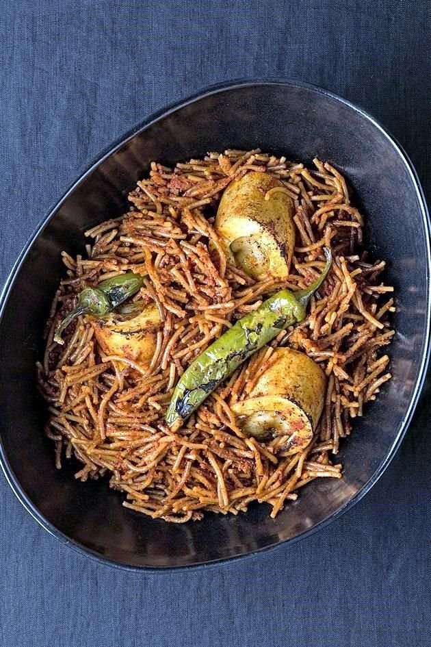 Fideos con tuétanos