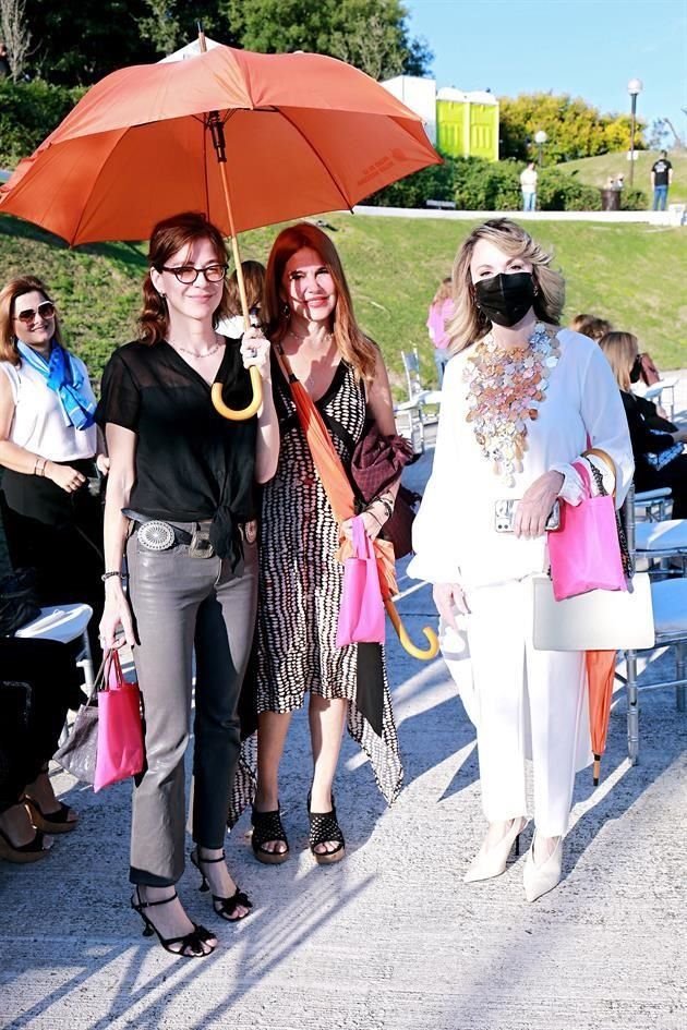 Ruthsofía Campuzano de Sada, Ruth Villarreal y Sonia Garza de Ocampo