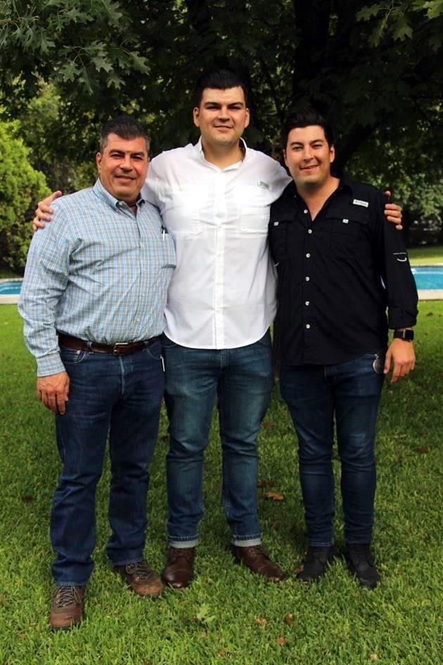 Rodolfo Alanís, Rafael Alanís Gutiérrez y Alejandro Alanís