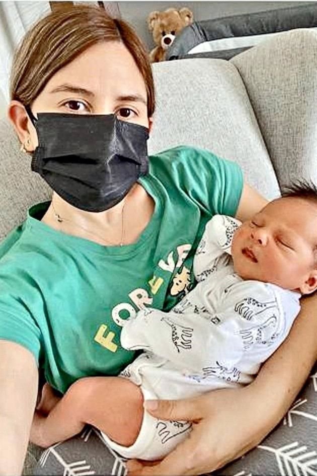 Ana Fernanda compartió en sus redes la experiencia de tener Covid ella y su familia, incluido su bebé recién nacido.