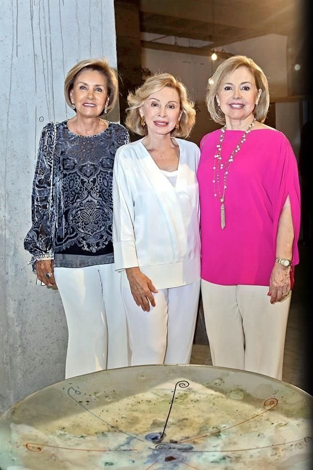 Laura Jannet, Ana María Montes de Oca de Zablah y Alicia Fernández de Garza