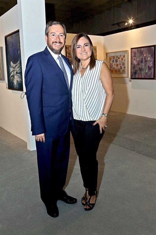 Adrián Lozano y Alejandra Gutiérrez de Lozano