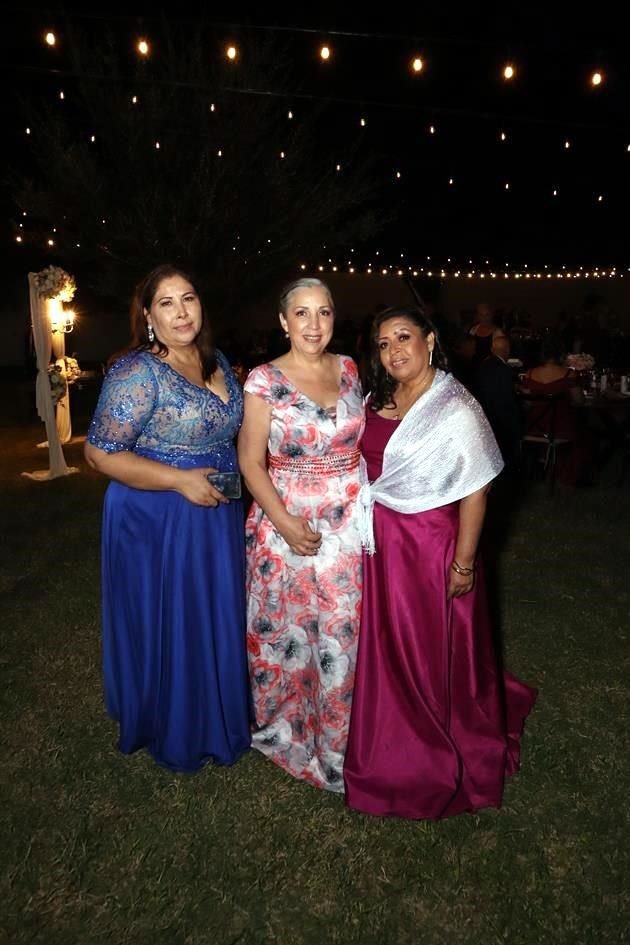 Silvia Cortez, Olga Garza y Paty Sánchez