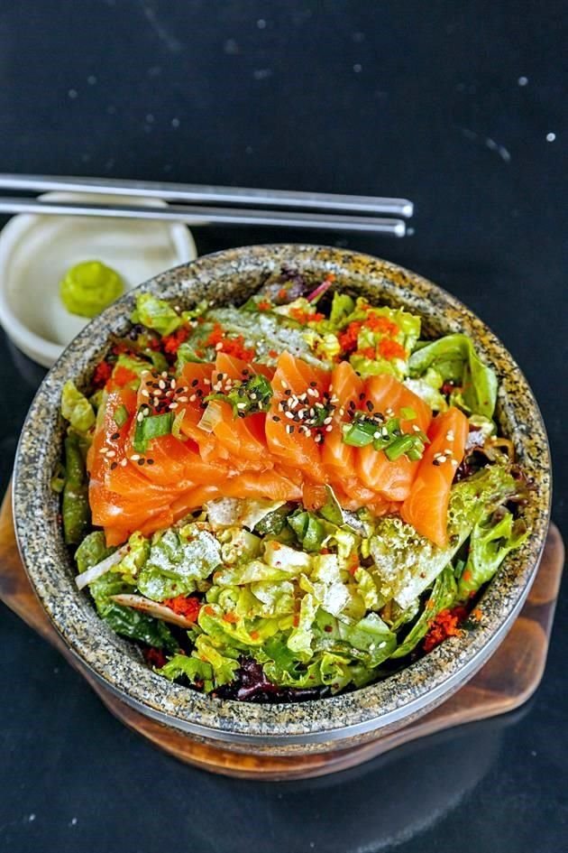 BIBIMBAP SALMÓN.