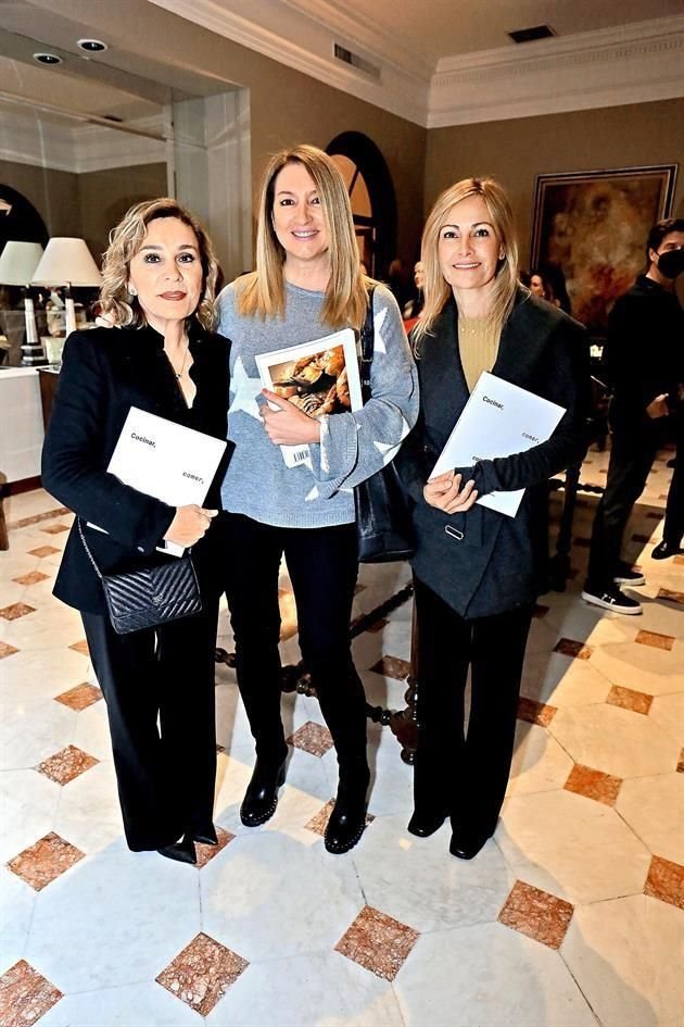 Lorena Ramírez, Patricia Odriozola y Yolanda Torres de Martínez