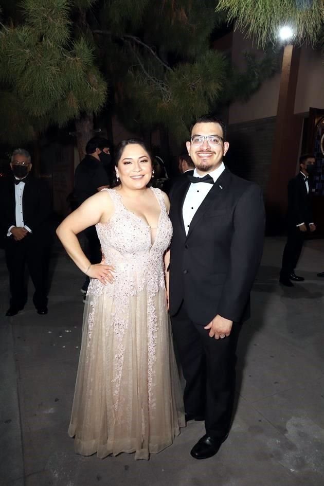 Cindy Navarro y Jorge García