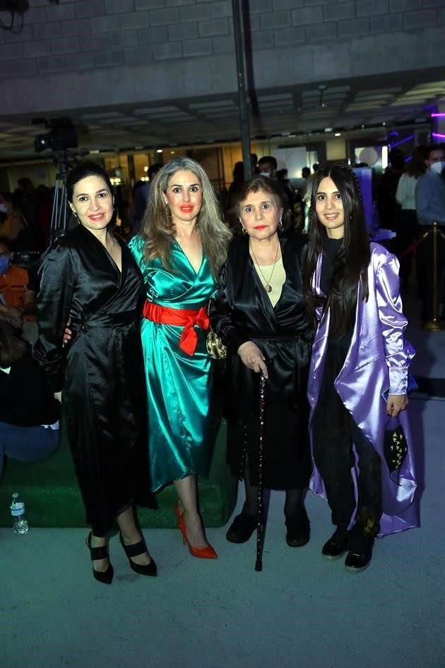 Tere Ávalos, Angélica Ávalos, Ángelica de la Garza y Sofía Cárdenas