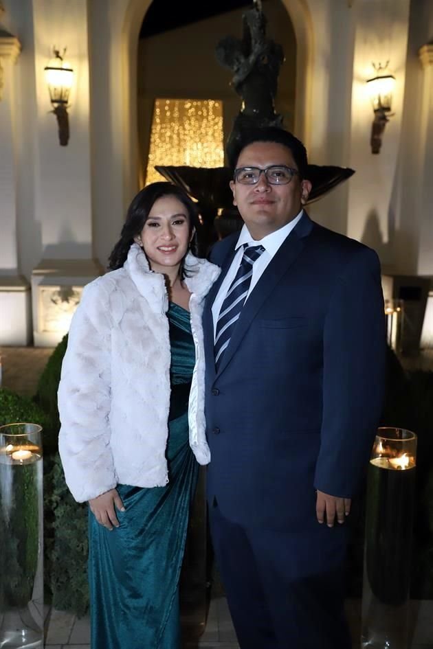 Michelle Moreno y Jonathan Ramírez