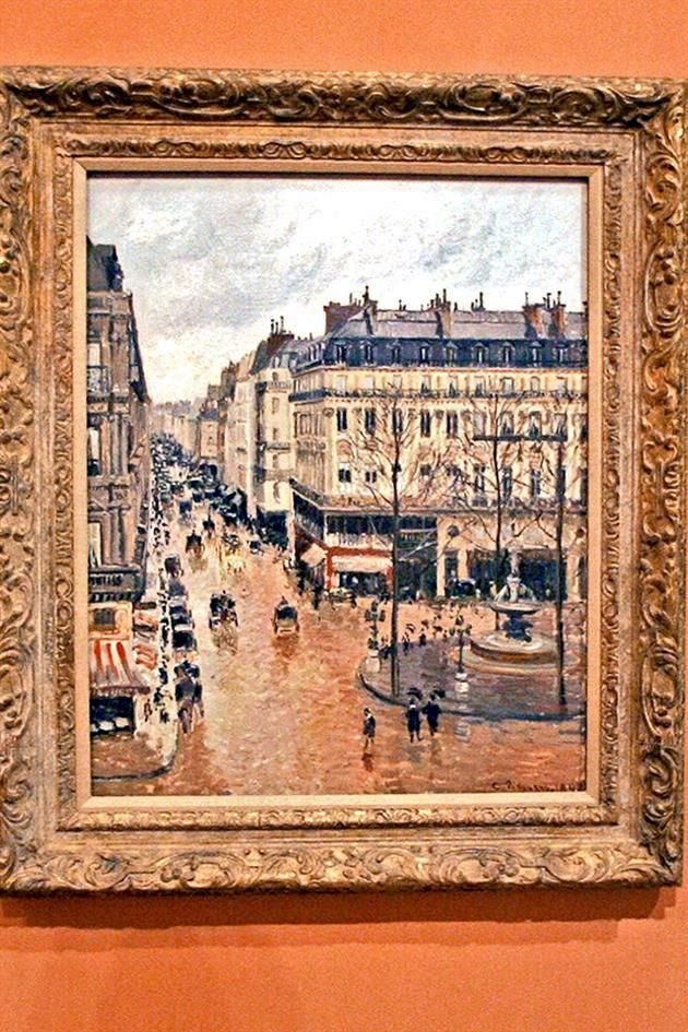 'Calle Saint-Honoré por la tarde. Efecto lluvia' (1897), de Camille Pissarro, se encuentra en disputa legal.