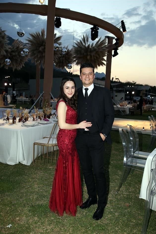 Karen Puente y Francisco Garza