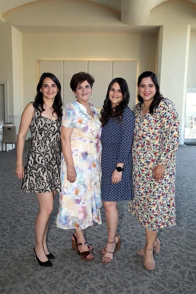 SUEGRA Y CUÑADAS Edna González, Edna Isabel de la Garza, Nani González e Isa González