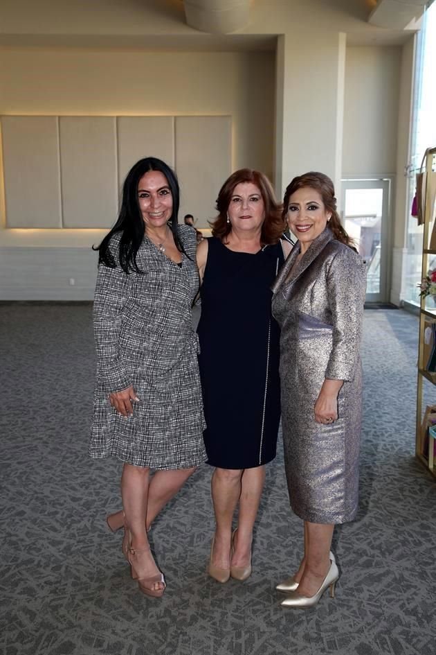 Isabel Cano, Lorena Castillo de Farías y María Salomé Calderón Gámez