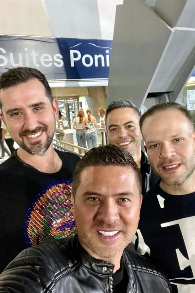 Aurelio Pérez, Fabián de León, Adan González y Armando Montemayor
