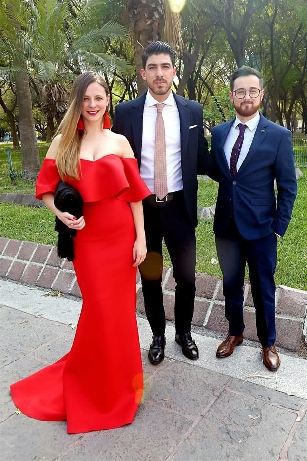Eloísa Martínez, Sebastián Polin y Enrique Polin
