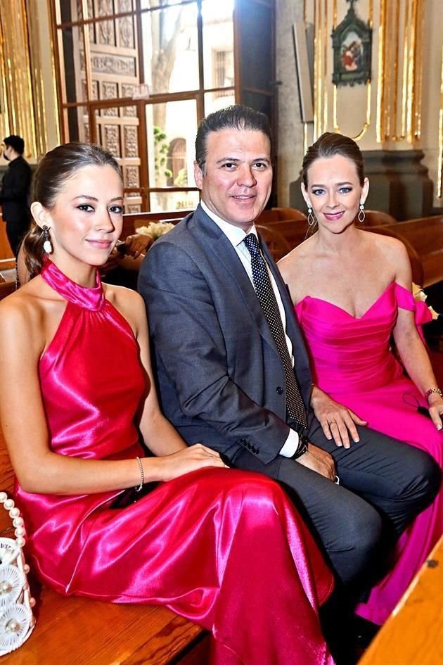 Ely Gaona, Jorge Gaona y Elisette Polin de Gaona