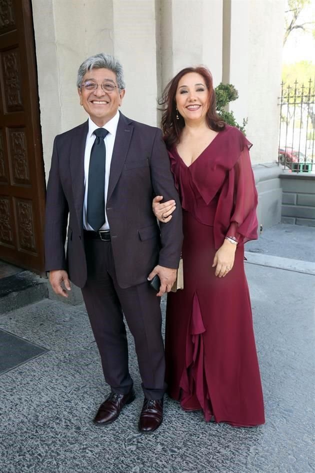 Norberto de la Rosa y Diana Rodríguez