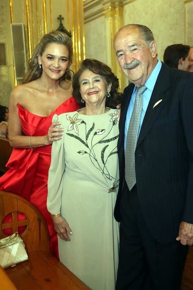 Érika Polin de Escámez, Elodia de Polin y Eduardo Polin