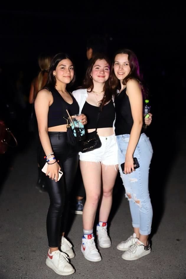Daniela González, Balbina Gracida y María José Páez
