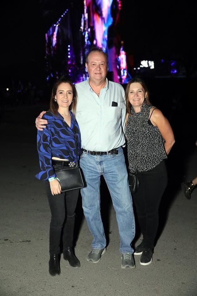 Maricarmen Martínez, Luis David Ortiz y Maruca Treviño