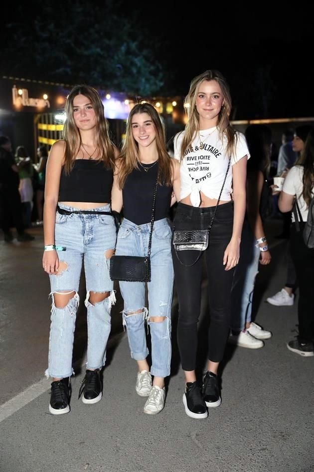 Brenda Sada, Mariel Garza y Daniela Díaz
