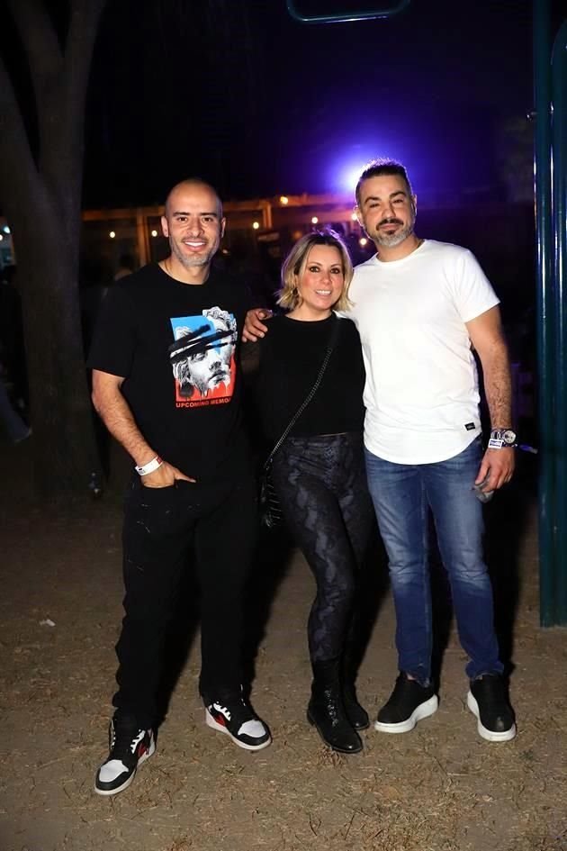 Alejandro Rivera, Sandra Zambrano y Samuel García