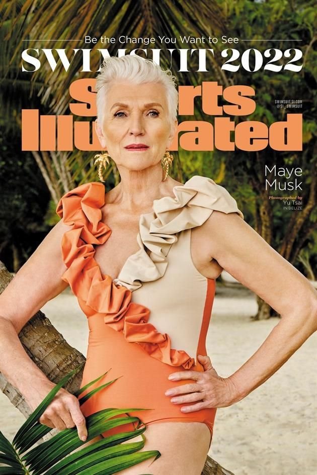 Maye Musk, madre de Elon, es modelo y autora.