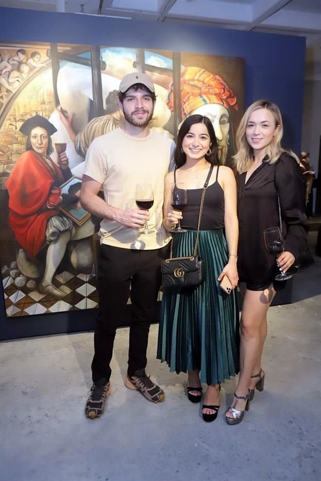 Andrew Rubíes, Cristina de la Maza y Lupita de la Torre