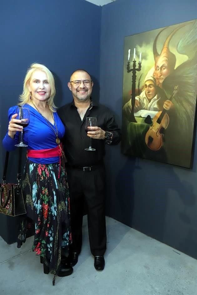 Cristina Sada y Carlos Fuentes