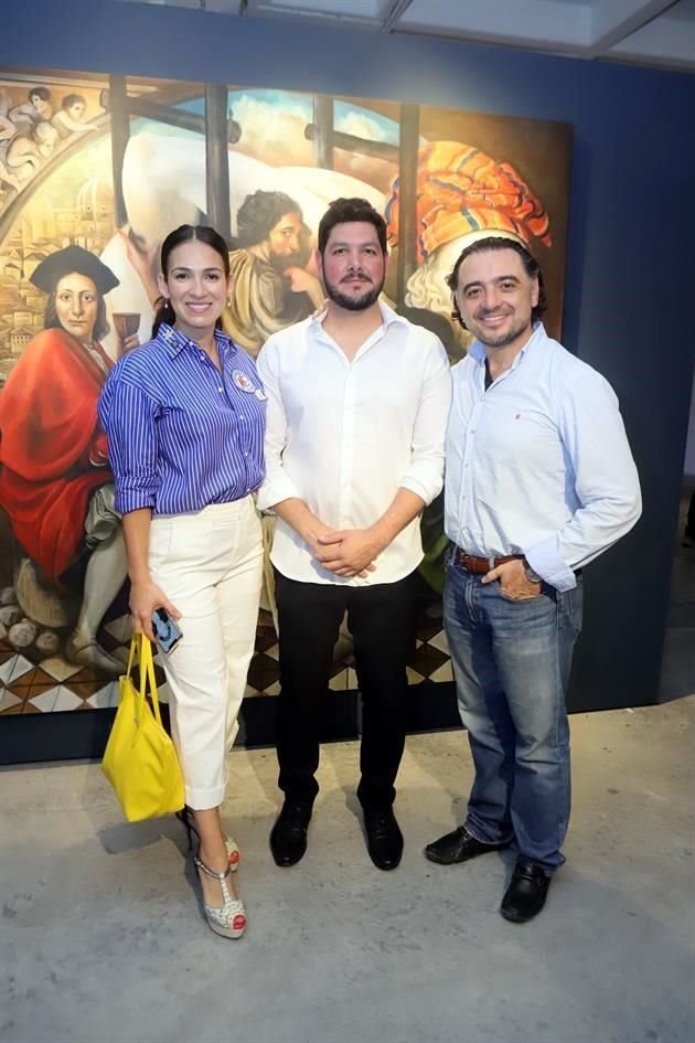 Eunice Treviño de Mijares, Ricardo Pollman y Rogelio Mijares