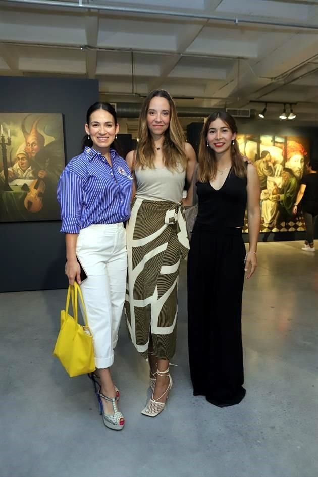 Eunice Treviño de Mijares, Pilar Villaescuza y Karla Villarreal de Contreras