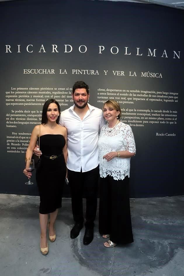 Leticia Iglesias, Ricardo Pollman y Rocío Castelo