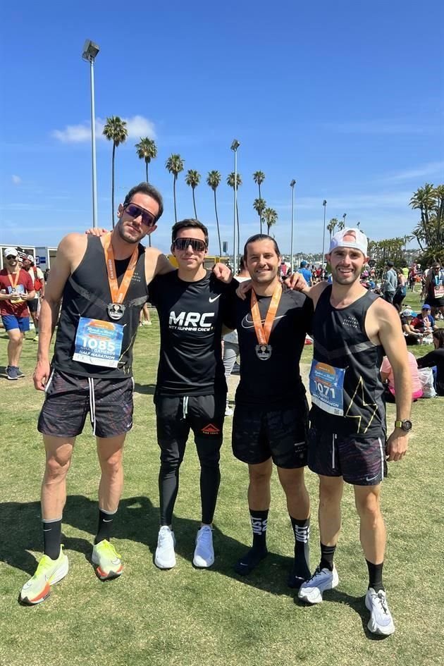Omar Gameros, Raúl Castruita, Diego Guzmán y Bernardo Harvey