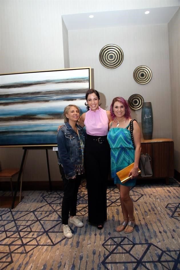 Rebeca Garza Buerón, Lucía Sáenz Galván y Elsy Cornejo