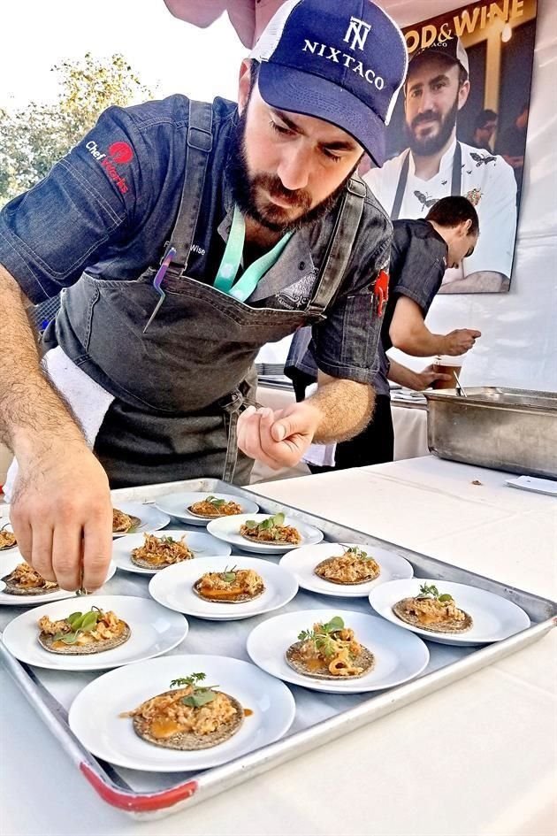 Patricio Wise Lozano en el Los Angeles Food & Wine Festival.