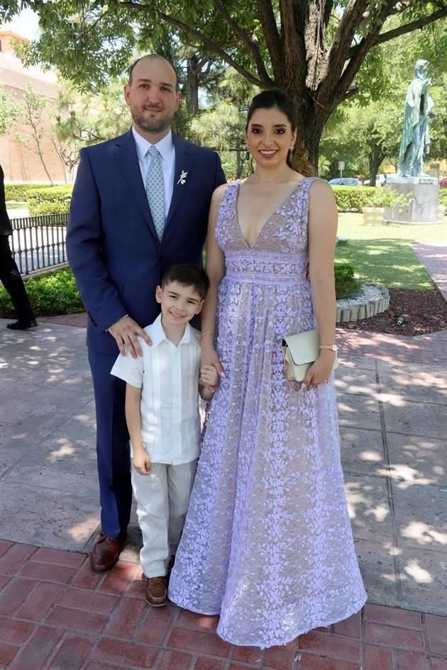 Diego Páez Touché, Paola Forneli y Diego Páez
