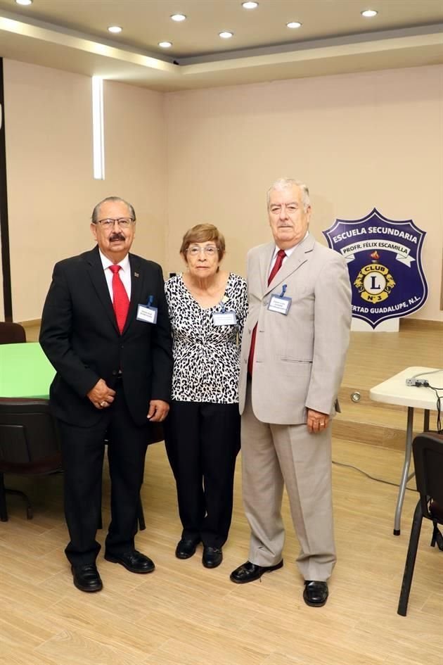 MAESTROS René Rivera, Gloria Alicia Alanís y Jesús Gerardo Maldonado
