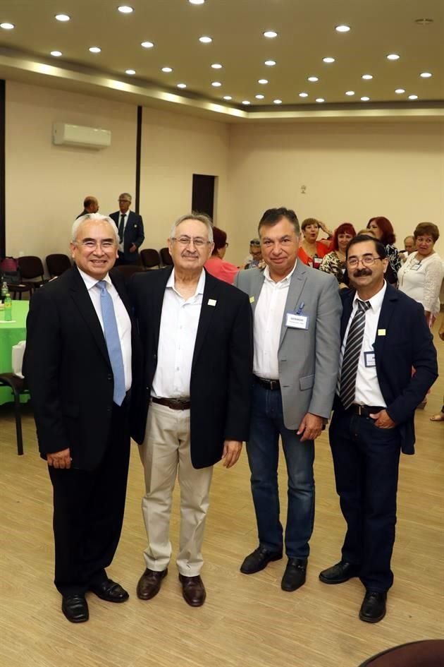 Edelmiro Lozano, Jacobo Rosales, Gerardo Valdés y Alejandro Jasso