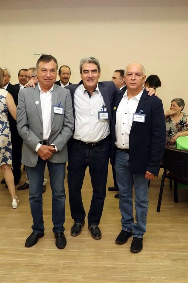 Gerardo Valdés, Roberto Robles y José Luis Magaña