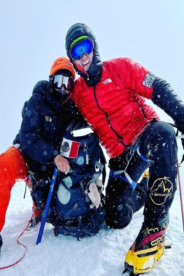 Durante su expedición al Monte Denali, en Alaska