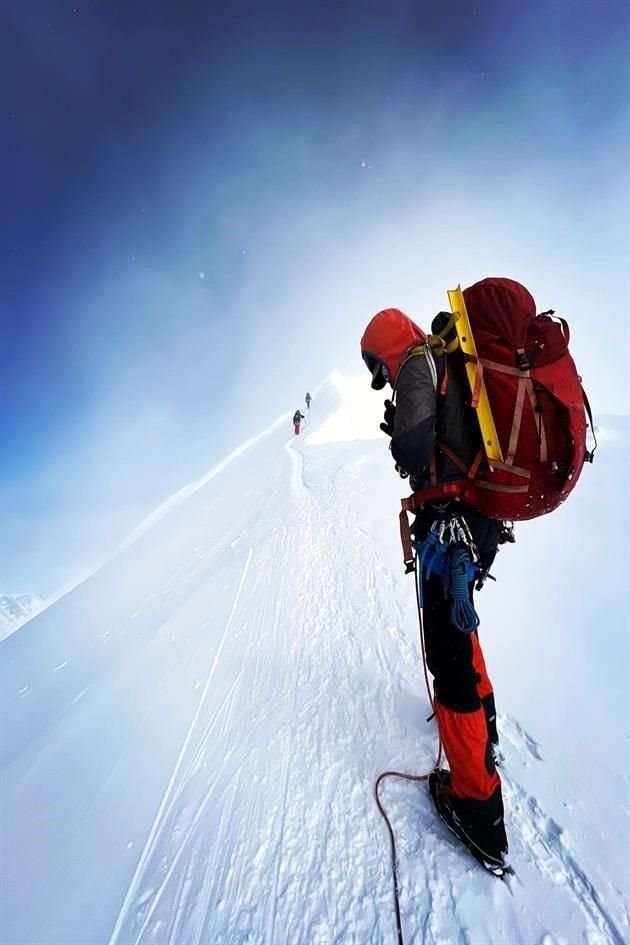 Durante su expedición al Monte Denali, en Alaska