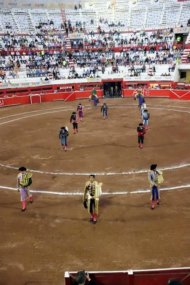 Durante la corrida Homenaje a la Mujer